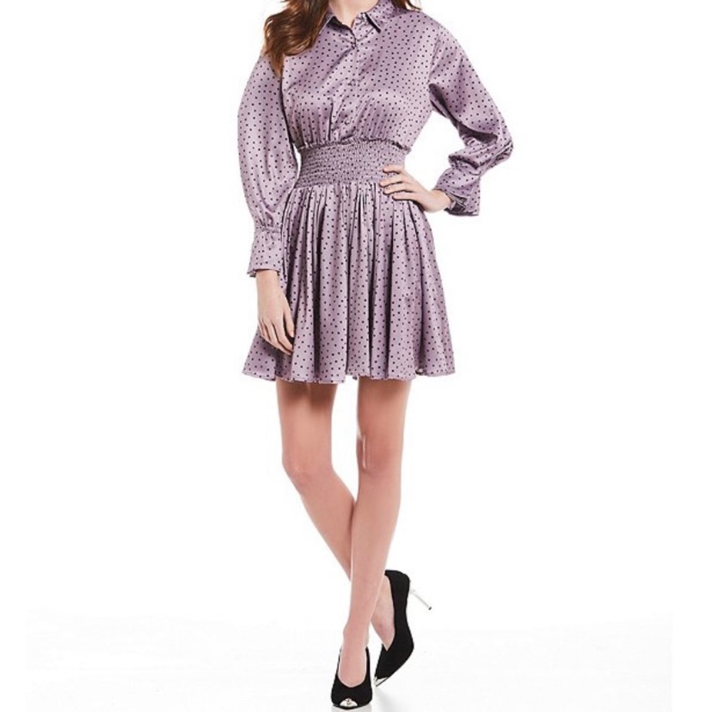 Gianni Bini Purple & Black Dress